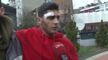 İSTANBUL-ARNAVUTKÖY'DE KAPISI AÇIK MİNİBÜSTEN DÜŞÜP YARALANAN GENÇ KONUŞTU
