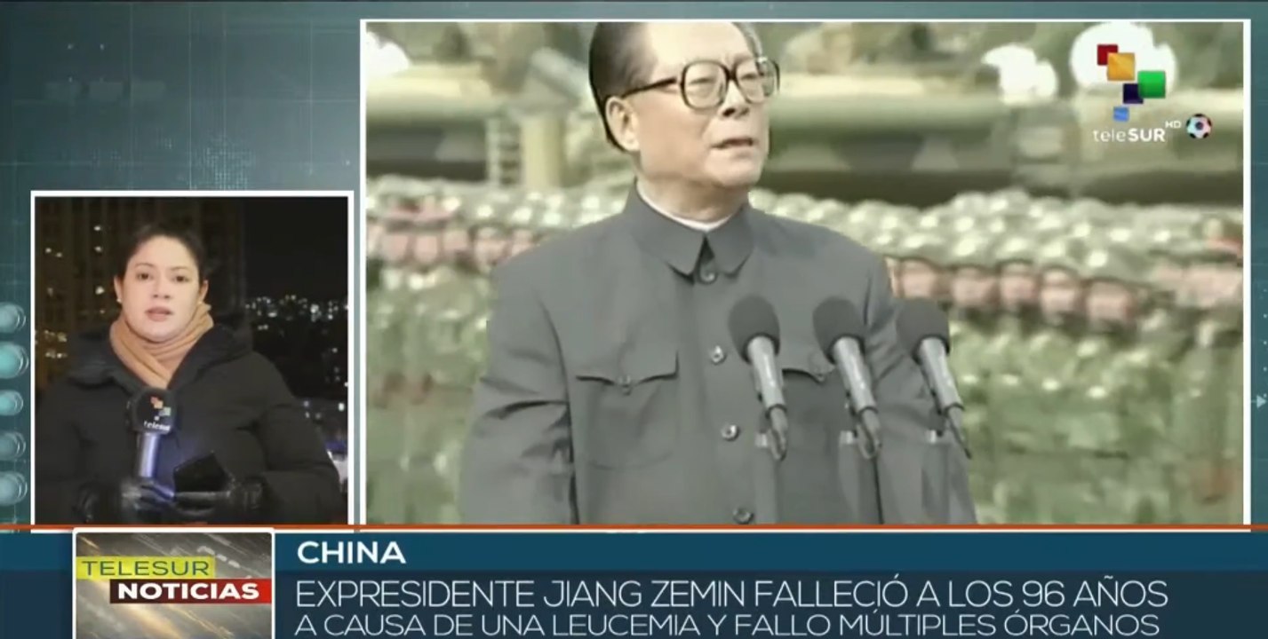 China declara duelo nacional por la muerte del expresidente Jiang Zemin