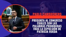 Pablo Cambronero pregunta cuáles son las palabras prohibidas tras la expulsión de una diputada de Vox por referirse a Bildu como 'filoetarras'