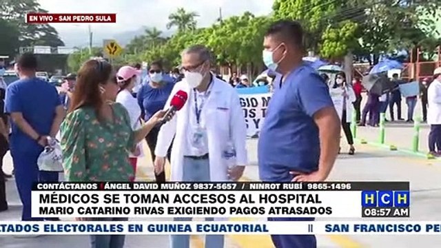 ¡No hay atenciones! Médicos hondureños mantienen paro laboral con diversas exigencias