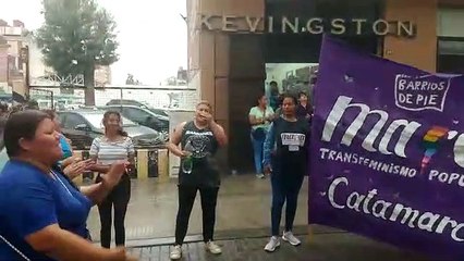 Protesta de Barrios de Pie por caso de abuso