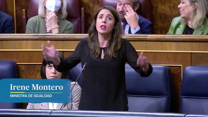 Irene Montero, al PP: "Ustedes promueven la cultura de la violación"