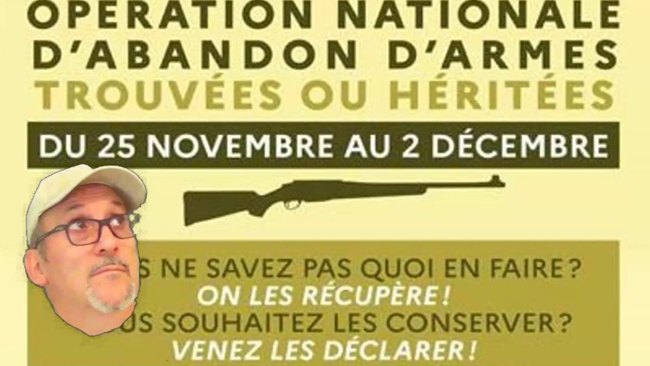 Collecte d'armes par le commissariat de Police