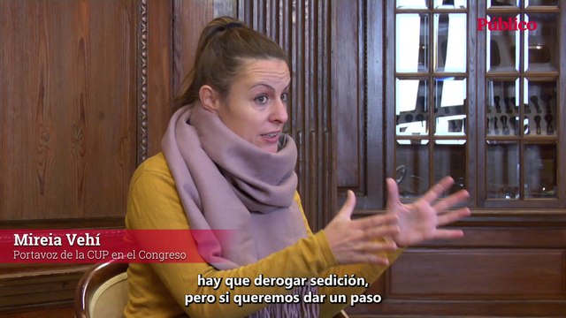 Mireia Vehí: Si Unidas Podemos y ERC apoyan la reforma del delito de sedición tal como está, se habrán comido un sapo