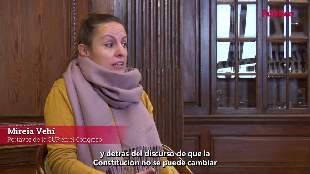 Mireia Vehí: No es verdad eso de que la Constitución no se pueda cambiar; depende de los intereses que haya en el Gobierno y en el Congreso