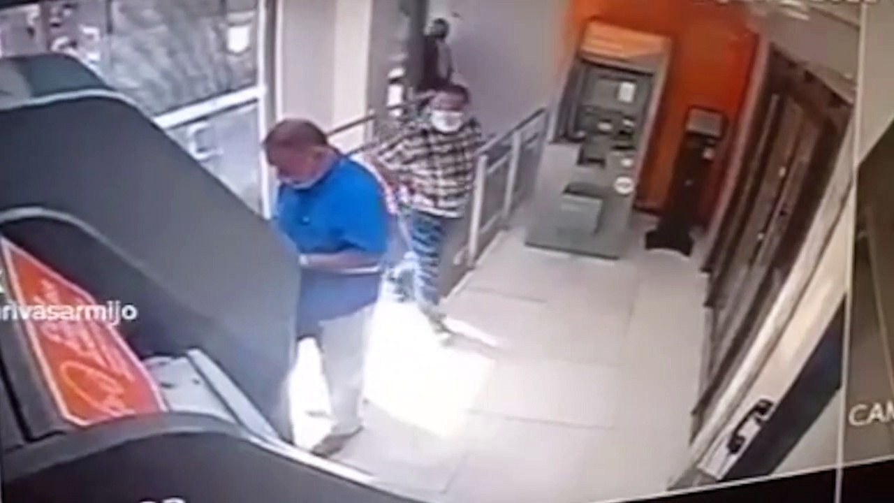 Modalidad de robo en cajeros automáticos