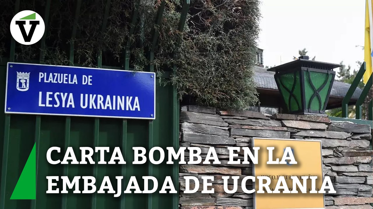 Una carta bomba explota en la embajada de Ucrania en Madrid y deja un herido