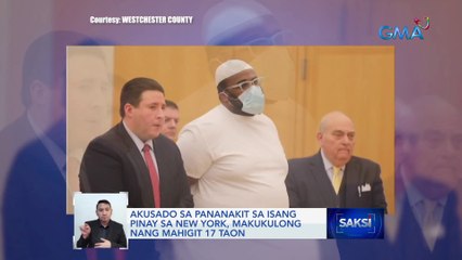 Akusado sa pananakit sa isang Pinay sa New York, makukulong nang mahigit 17 taon | Saksi