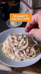 Spaghettis Cacio e Pepe