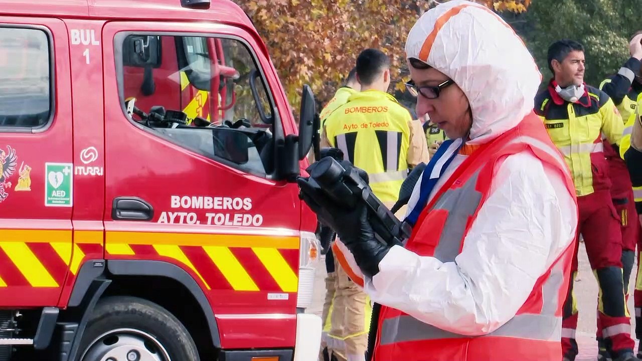 El robo de dos fuentes radiactivas y su presencia en un accidente protagonizan simulacro en Toledo