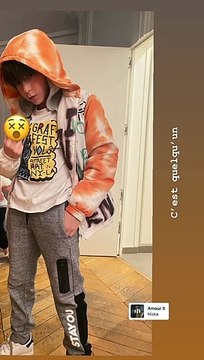 Jules, le fils de Jean-Marie Bigard et Lola Marois, sur Instagram. Le 29 novembre 2022.