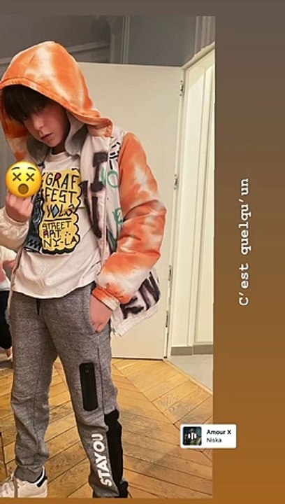 Jules, le fils de Jean-Marie Bigard et Lola Marois, sur Instagram. Le 29 novembre 2022.