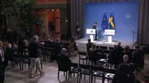 STOCKHOLM - AP Başkanı Metsola, İsveç Başbakanı Kristersson ile ortak basın toplantısı düzenledi