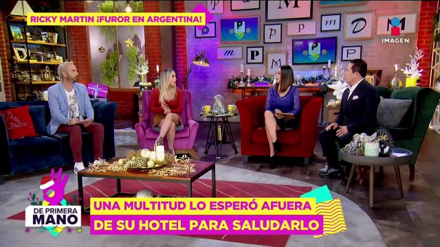 Ricky Martin recibido entre gritos y aplausos a Argentina