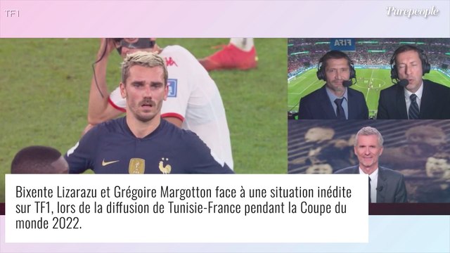 Tunisie-France : Bixente Lizarazu et Grégoire Margotton face à un gros coup de théâtre sur TF1, du jamais vu !