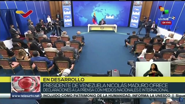 Pdte. de Venezuela rechaza presiones y sanciones impuestas por EE.UU. al país