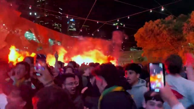 Absolutely Crazy Scenes in Australia After Qualifying Beating Denmark 1-0 And Qualify For Knockouts