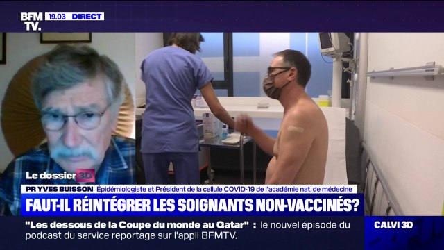 Covid-19: pour le Pr Yves Buisson, les soignants qui refusent la vaccination n'ont pas leur place à l'hôpital