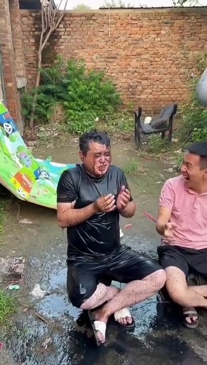 Chinese funny challenges-- chinese rubber band game's -- chinese funny video's