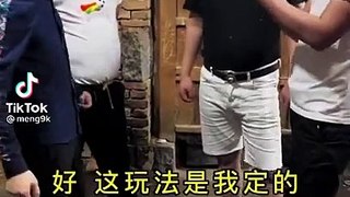 Chinese funny video's -- Chinese fighting challenges -- game's -- rubber band games
