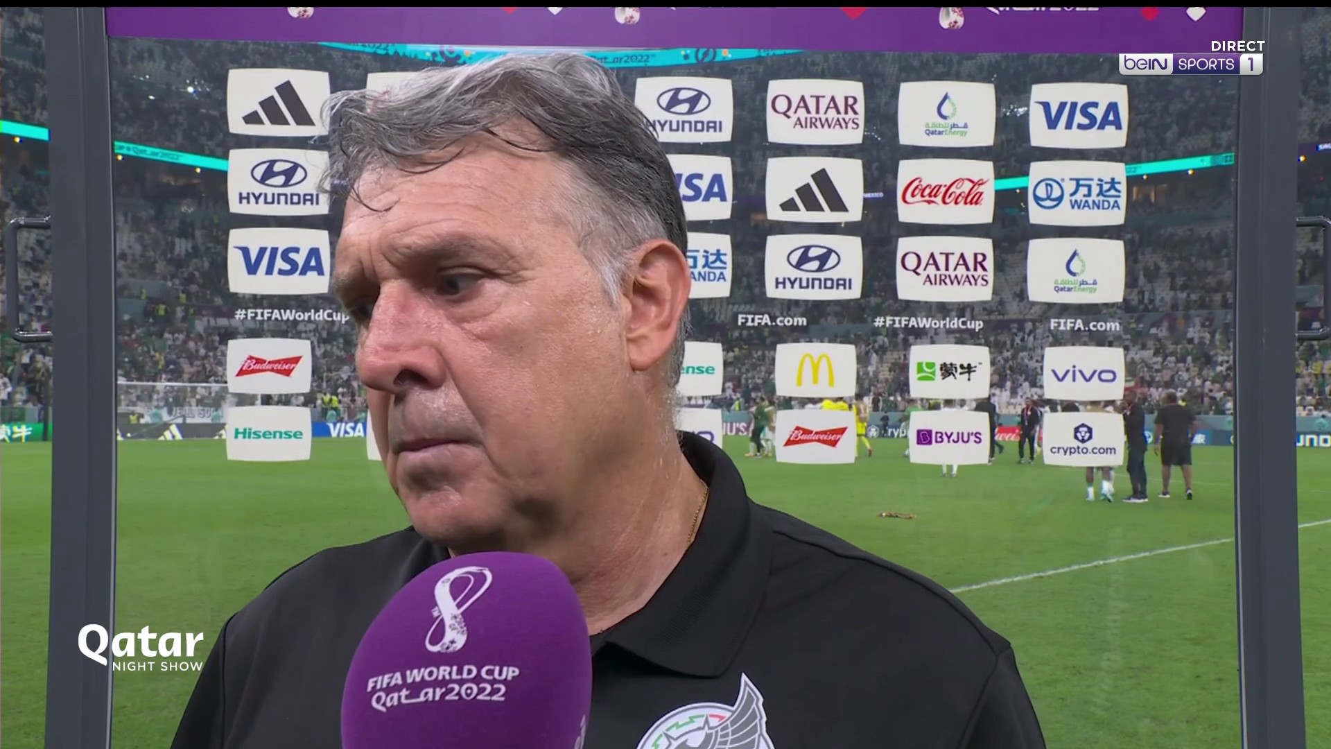 Coupe du Monde 2022 : Tata Martino, le coach du Mexique, apprend en direct l'élimination de son équipe