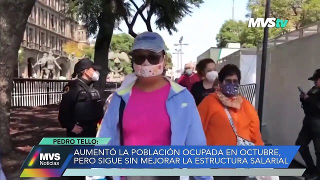 Economía y finanzas con Pedro Tello - Aumentó la población ocupada en octubre MVS Noticias 30 nov 2022