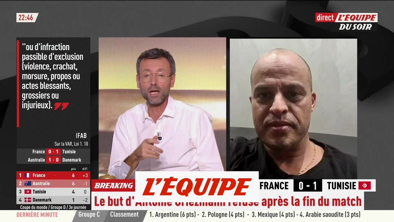 Erreur de l'arbitre sur le but annulé de Griezmann, la FFF pose réclamation - Foot - CM 2022