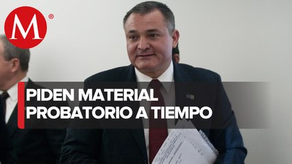 Defensa de García Luna pide lista de testigos y material probatorio