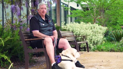 Jamie Larcombe Centre thanks to Royal Society for the Blind