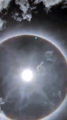 Fenômeno óptico solar é registrado em Patrocínio