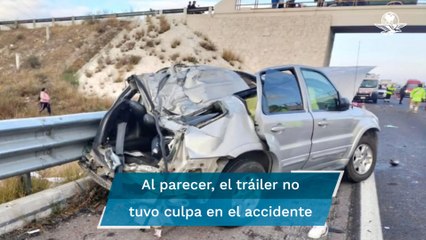 Así fue el brutal accidente que dejó 4 muertos en la Puebla - Orizaba