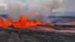 Raging Mauna Loa eruption captured in stunning aerial footage