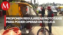 Buscan regularizar el uso de mototaxis y bicitaxis por falta de transporte en Toluca