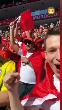 Unbelievable moments with moroccan fans world cup Qatar 2022