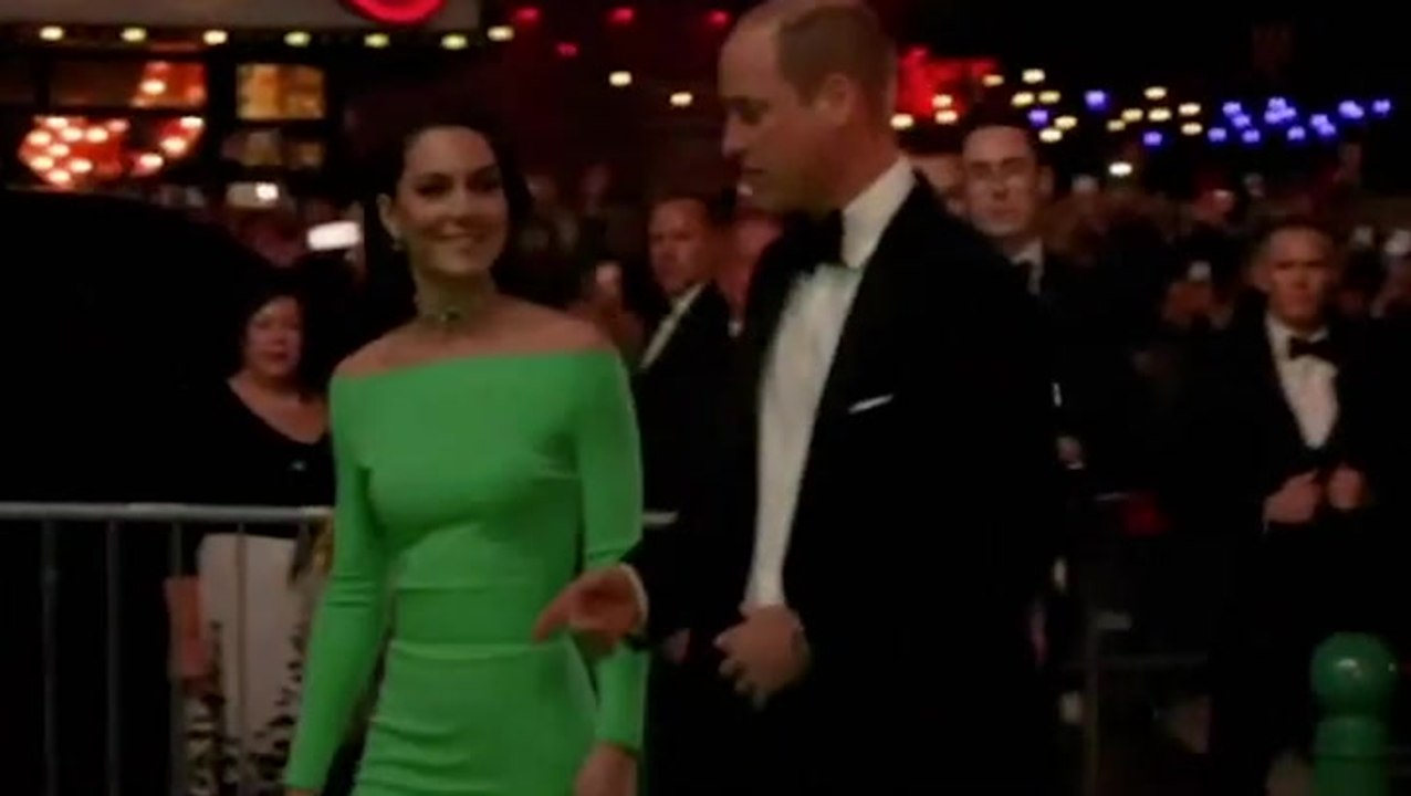 William and Kate walk green carpet with David Beckham and other celebrities at Earthshot Prize