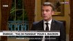 Énergie : «Pas de panique» pour Emmanuel Macron