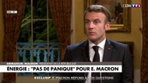 Énergie : «Pas de panique» pour Emmanuel Macron