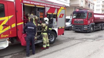 Kahramankazan'da işyeri yangını