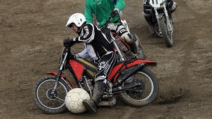 Motoball is like a real-life version of 'Rocket League'