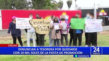 Buscan a mujer acusada de robar S/10 000 de fiesta de promoción
