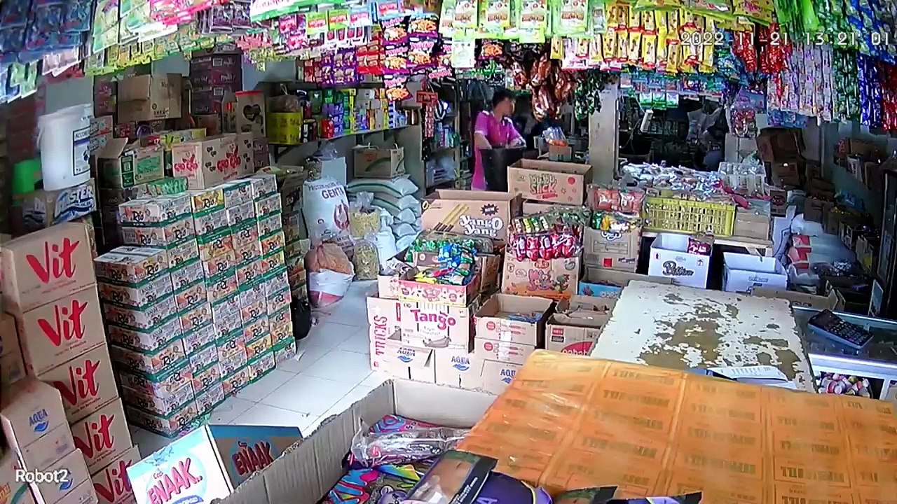 CCTV Guncangan di Cianjur