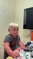 Baby Not a Fan of Flatulence