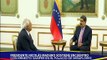Pdte. Nicolás Maduro sostiene encuentro de trabajo con Ernesto Samper en el Palacio de Miraflores