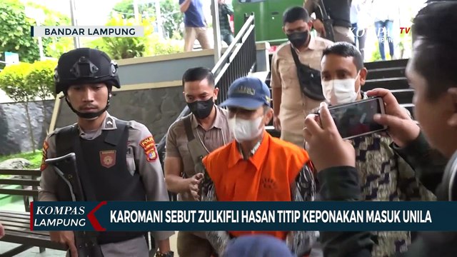 Karomani sebut Zulkifli Hasan Titip Keponakan Masuk UNILA
