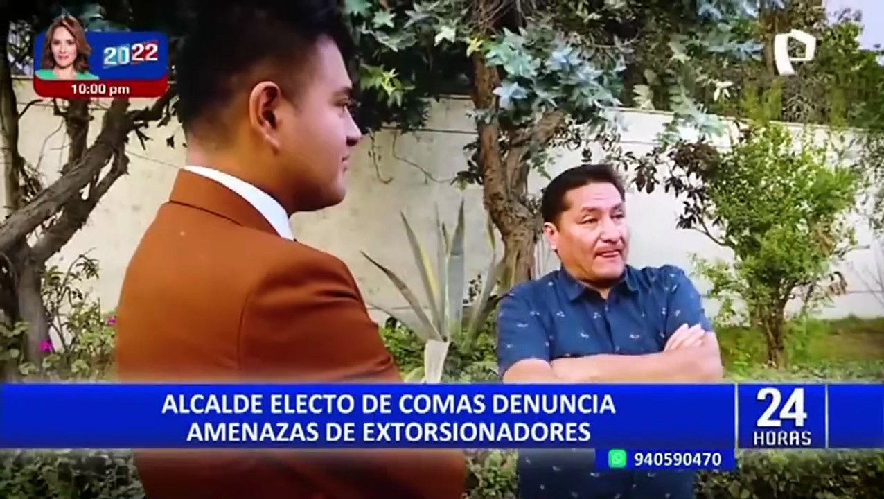 Comas: alcalde electo denuncia que es extorsionado por integrantes del 'Tren de Aragua'