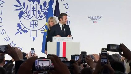 Macron aboga por más sincronización económica con Estados Unidos