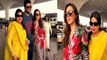 Bride To Be Hansika Motwani gets clicked with her mom at the Mumbai Airport | FilmiBeat