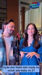 Tip Tambah Sayang Suami Isteri, Ayda Jebat & Nabil Berborak Sebelum Tidur