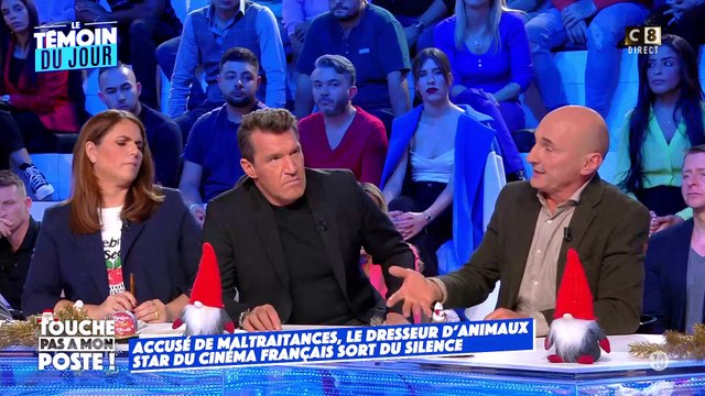 Maltraitance animale : Soutenu par la majorité des chroniqueurs de TPMP, Pierre Cadéac, le dresseur le plus célèbre du cinéma français, justifie les gestes violents dont l'accuse Hugo Clément