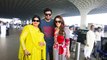 हंसिका मोटवानी अपनी फैमिली के साथ स्टाइलिश अंदाज में मुंबई एयरपोर्ट पर नजर आई हैं।